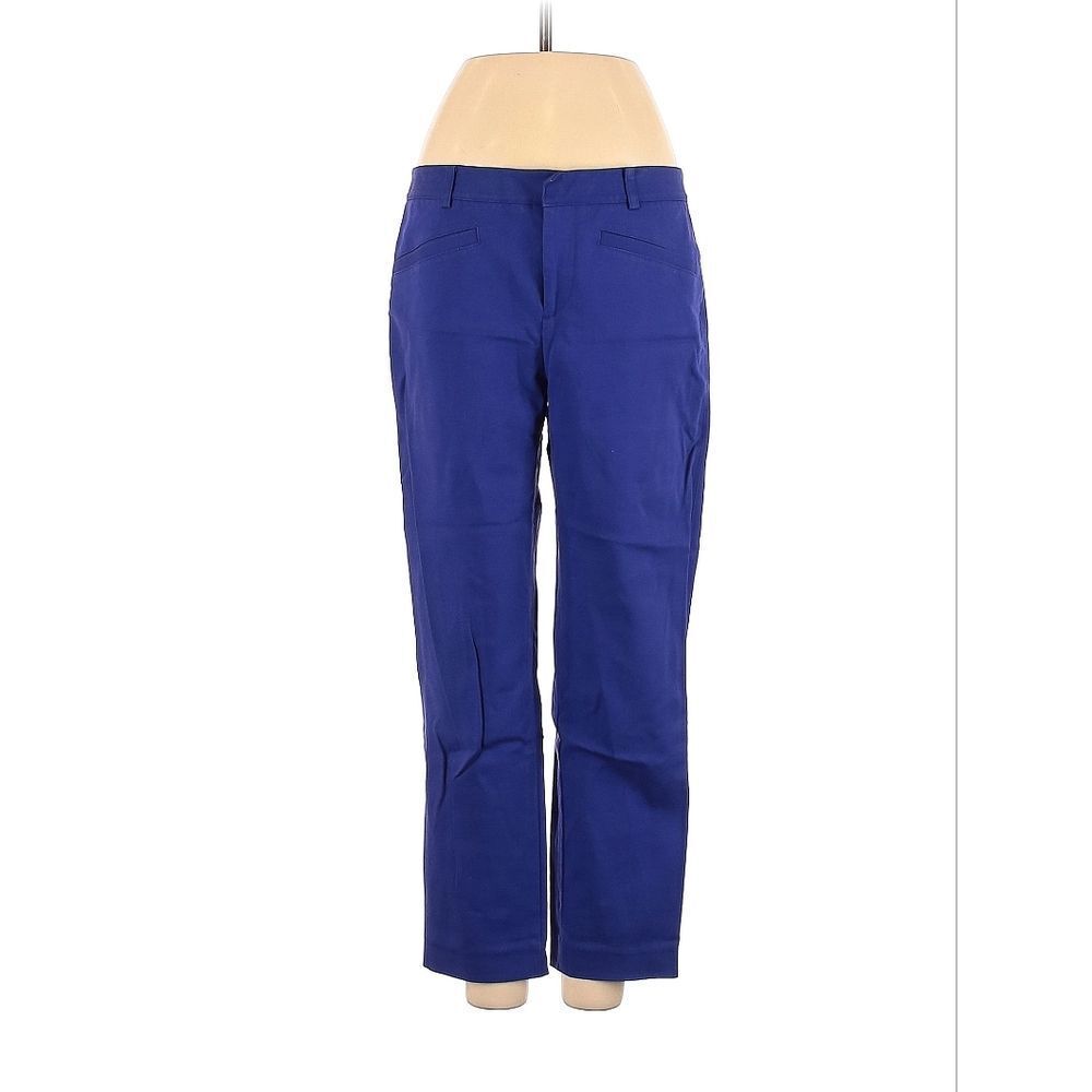 Club Monaco women's Khakis stretchable straight leg dress pants, blue sz 4